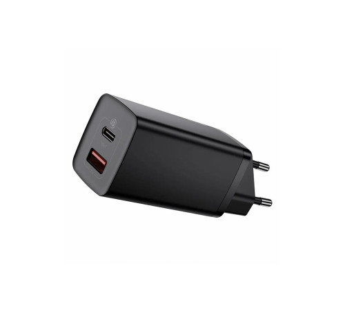 Зарядное устройство для телефона Baseus GaN2 Lite Quick ChargerC+U 65W EU Black