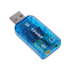 Переходник USB to AUDio 3.5mm внешняя звуковая карта