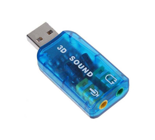 Переходник USB to AUDio 3.5mm внешняя звуковая карта