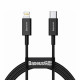 Кабель для iPhone Type-C to iP PD 20W 2m Baseus