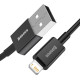 Кабель для iPhone USB to iP 2.4A 1m Baseus 