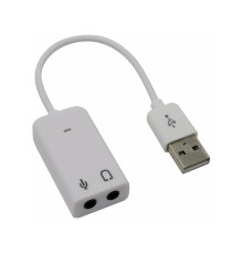 Переходник USB to AUDio 3.5mm внешняя звуковая карта