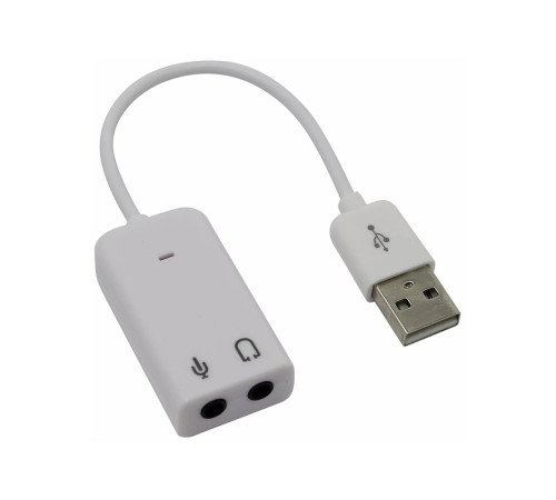 Переходник USB to AUDio 3.5mm внешняя звуковая карта