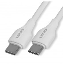 Кабель для телефона Type-C to Type-C 65W 1m LDNIO