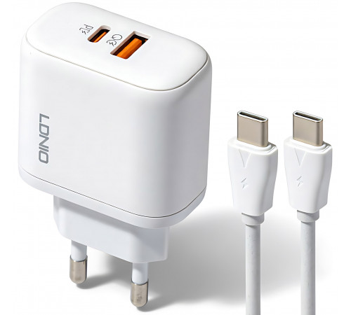 Зарядное устройство LDNIO 45W с кабелем Type-C (1m)