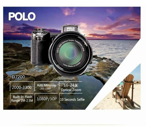 Цифровая камера D7200 POLO BLACK