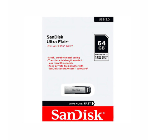 НАКОПИТЕЛЬ USB Sandisk ultra flair 64GB