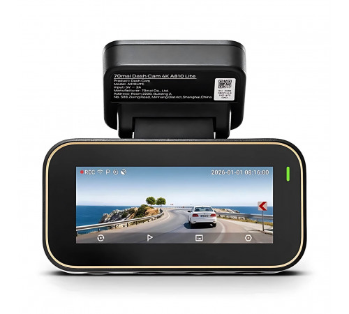 Видеорегистратор 70mai Dash Cam A810 Lite Set Plus 4K (GLOBAL)