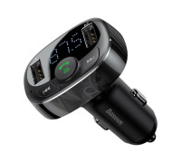 Зарядное устройство для авто FM-трансмиттер 15W T typed S-09A Bluetooth MP3 Baseus