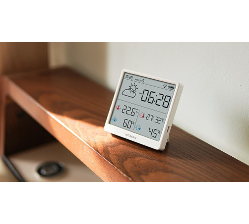 Датчик температуры и влажности Atuman TH3 Intelligent Temperature and Humidity Clock