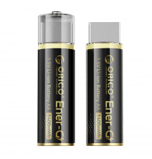 Батарейка перезаряжаемая ORICO AA 1.5V USB Type-A