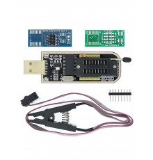 Программатор  CH341A + прищепки