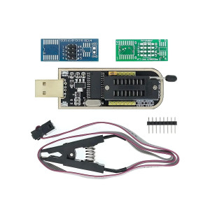 Программатор  CH341A + прищепки