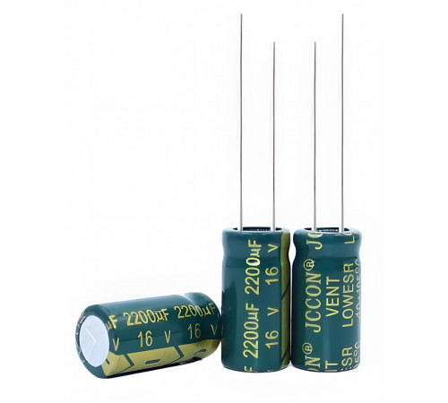 Конденсатор 16v2200uf JCCON x5