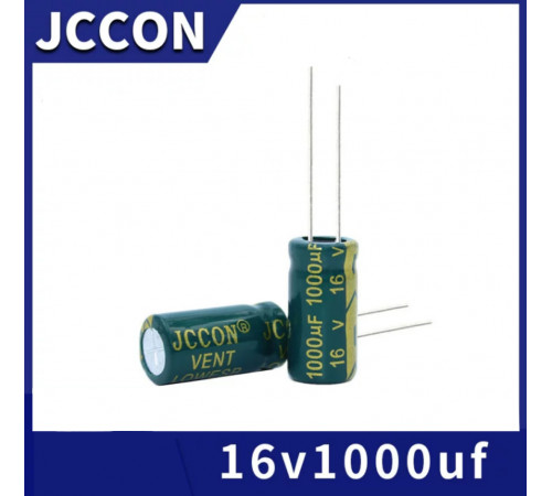 Конденсатор 16v1000uf JCCON x5
