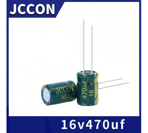 Конденсатор 16v470uf JCCON x5 Конденсатор 16v470uf JCCON x5