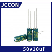 Конденсатор 50v10uf JCCON x5