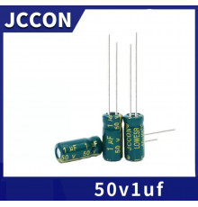 Конденсатор 50v1uf JCCON x5