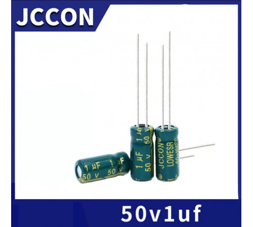 Конденсатор 50v1uf JCCON x5 Конденсатор 50v1uf JCCON x5