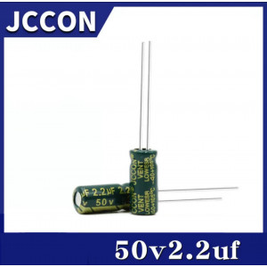 Конденсатор 50v2.2uf JCCON x5