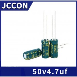 Конденсатор 50v4.7uf JCCON x5