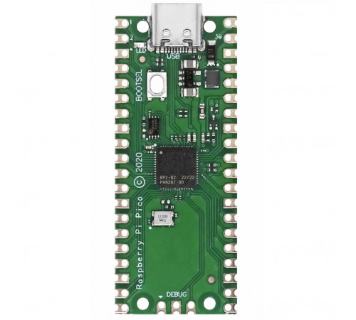 Микроконтроллер Raspberry PI Pico Type C RP2040 (Micro Python) реплика