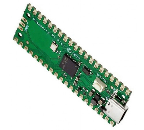 Микроконтроллер Raspberry PI Pico Type C RP2040 (Micro Python) реплика