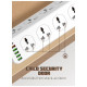 Удлинитель питания LDNIO с USB-портом, 2500W, 10 розеток, 6 USB 17W (2m) SC10610