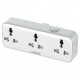 Сетевой фильтр тройник LDNIO 2500W / 3 розетки / 1x USB / 1x Type C / 30W SC3317