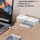 Сетевой фильтр тройник LDNIO 2500W / 3 розетки / 1x USB / 1x Type C / 30W SC3317
