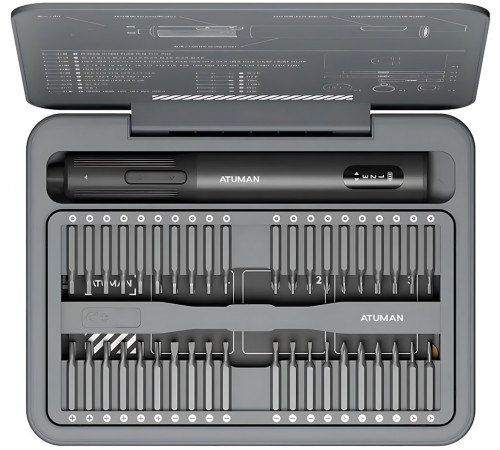 Отвертка с набором бит Atuman E3 95 в 1 Electric Screwdriver Set