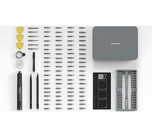 Отвертка с набором бит Atuman E3 95 в 1 Electric Screwdriver Set