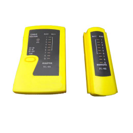 Тестер для LAN кабеля RJ45, RJ11 Yellow