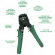 Обжимник (Кримпер) для обжима интернет кабеля LAN RJ45 (XL-315 GREEN)