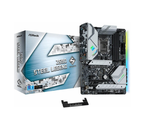 Материнская плата LGA1700 Z590 STEEL LEGEND Asrock 4xDDR4 Wi-Fi