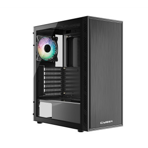 Корпус для ПК Cyber S01 ATX +4fan Б/У