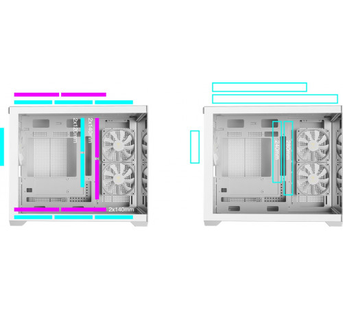 Корпус для ПК SP H01 WHITE