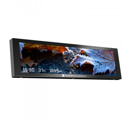 Экран информационный Thermalright TROFEO Vision 9.16 IPS LCD 1920x480 black