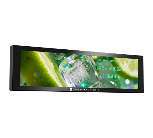 Экран информационный Thermalright TROFEO Vision 9.16 IPS LCD 1920x480 black
