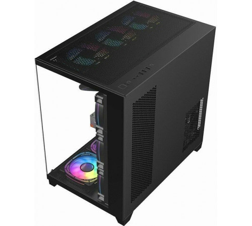 Корпус для ПК 1st player MV8-TP Аквариум + 7fan ARGB 12см ATX
