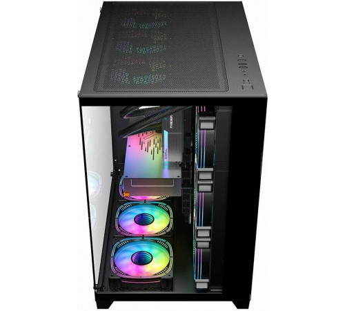 Корпус для ПК 1st player MV8-TP Аквариум + 7fan ARGB 12см ATX