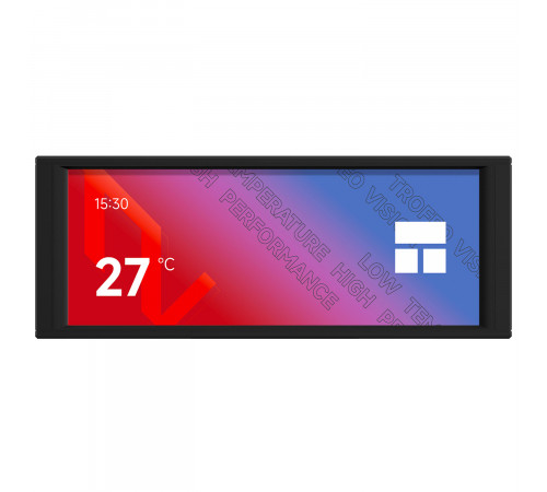 Экран информационный Thermalright TROFEO Vision 6.86 IPS LCD 1280x480 black