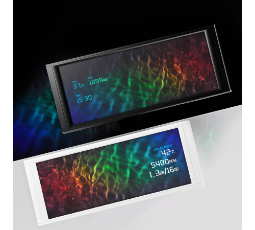 Экран информационный Thermalright TROFEO Vision 6.86 IPS LCD 1280x480 black
