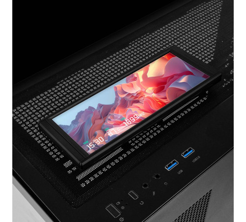 Экран информационный Thermalright TROFEO Vision 6.86 IPS LCD 1280x480 black