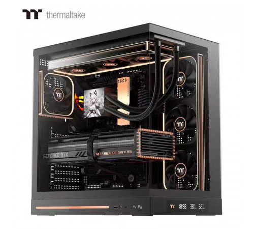 Корпус для ПК THERMALTAKE STEEL SHADOW ES аквариум с дисплеем