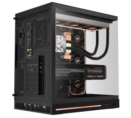 Корпус для ПК THERMALTAKE STEEL SHADOW ES аквариум с дисплеем
