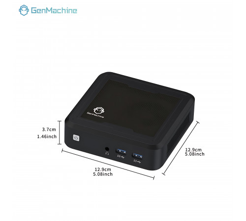 Mini PC R7-3750H GenMachine LI3000 Wi-Fi 5 (BLACK)