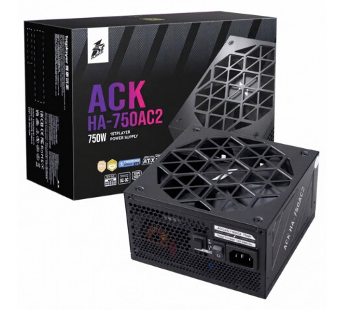 Блок питания ATX 750W EU 1st player ACK HA-750AC2