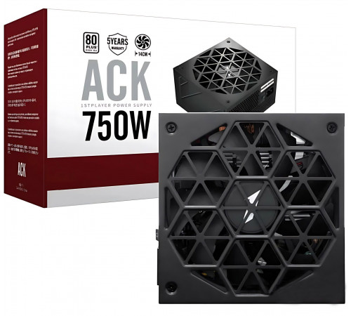 Блок питания ATX 750W EU 1st player ACK HA-750AC2