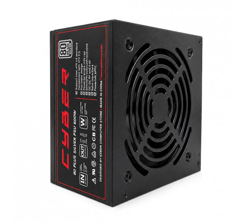 Блок питания ATX 600W SILVER CYBER
